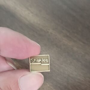 Vintage Shaklee Brooch Collar Pin Gold Tone